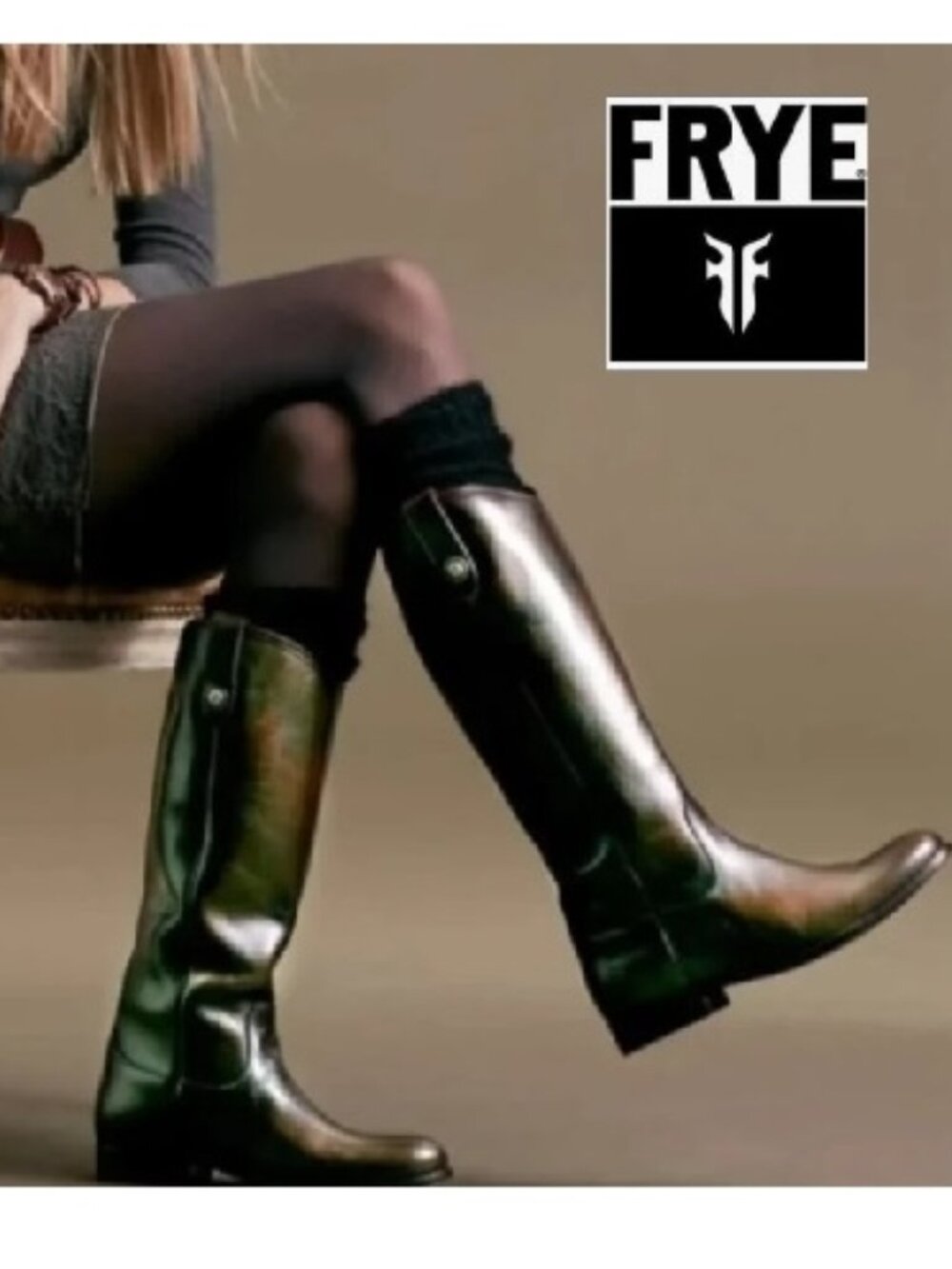 $399 FRYE Go with Everything Tall Melissa Button Riding Boot Sz 9